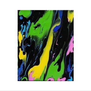 Hand Crafted Abstract Design 8x10 Inches Canvas Painting